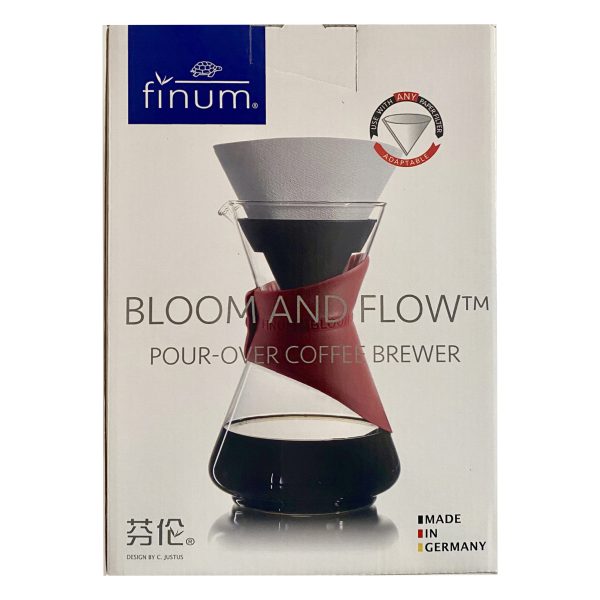 Finum Bloom e Flow-pour Over Coffee Maker 4 Pieces L'elegante macchina da caffè BLOOM AND FLOW