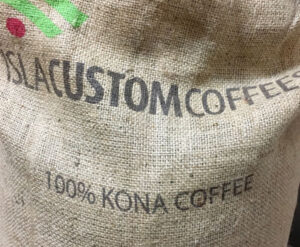 hawaii kona coffee sacco
